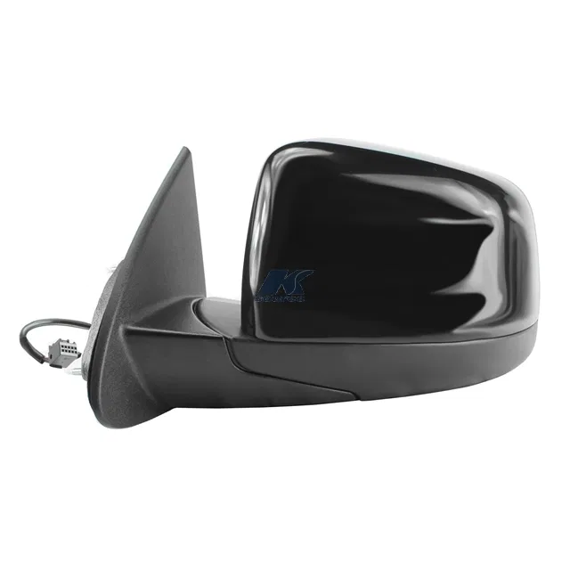 60190C – K-SOURCE Exterior Mirror, OEM Replacement Single Black Electric Foldaway With Heated Mirrors Without Turn Si...